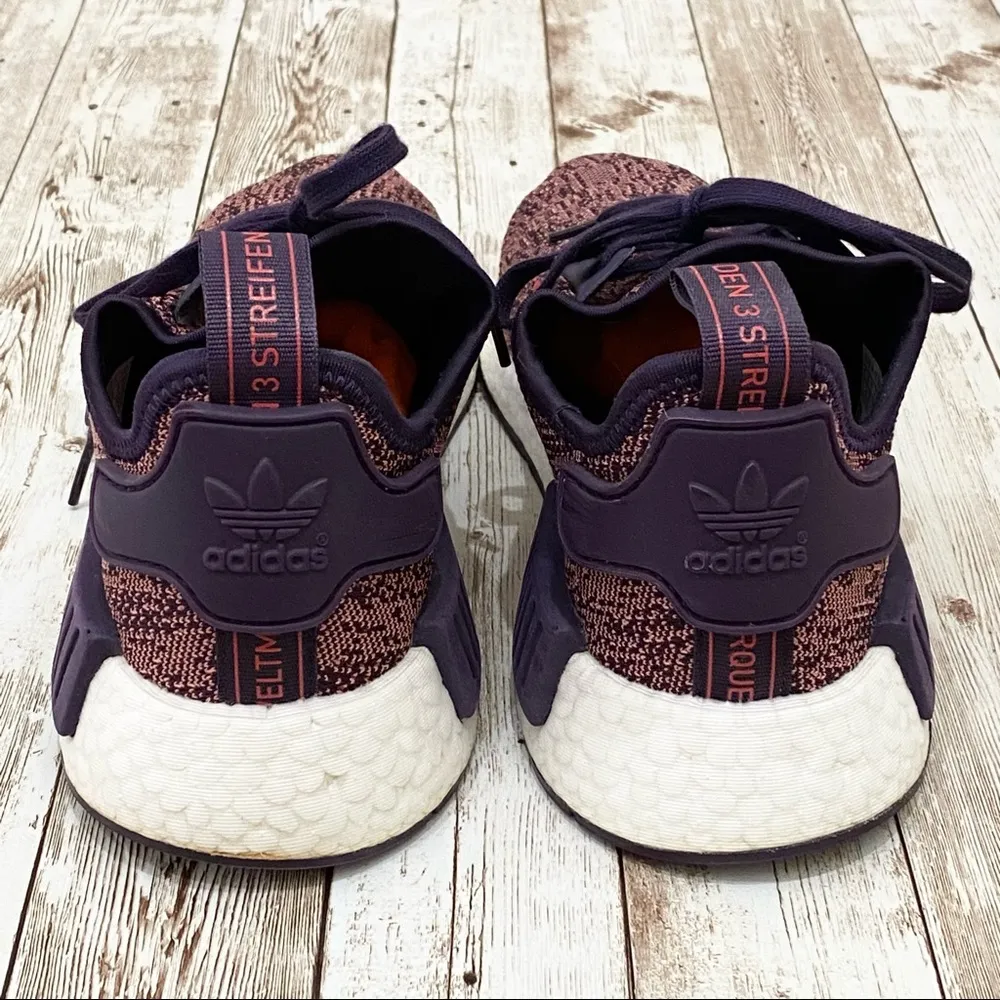 Adidas NMD Legend Purple Shock Red Size 6 - Image 6
