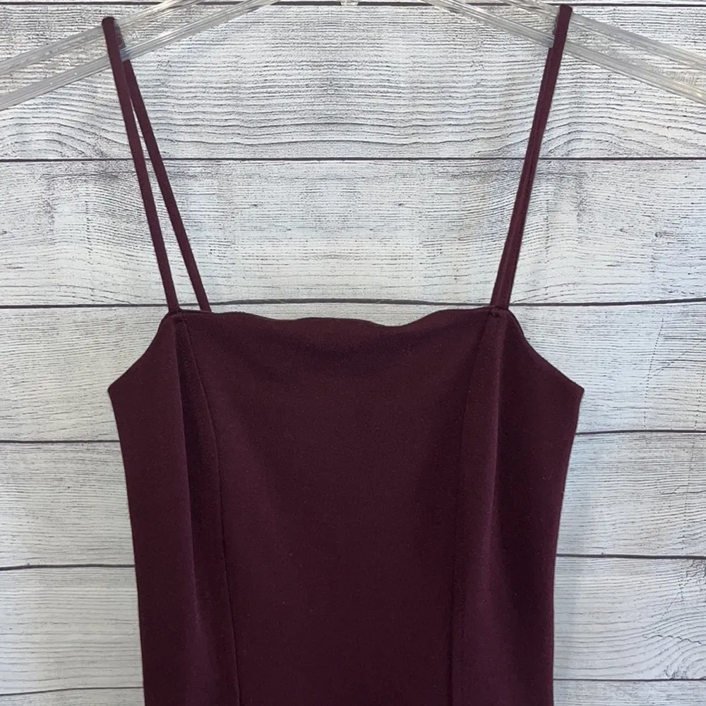 💖 Forever 21 Burgundy Spaghetti Strap Mini Dress - Image 2
