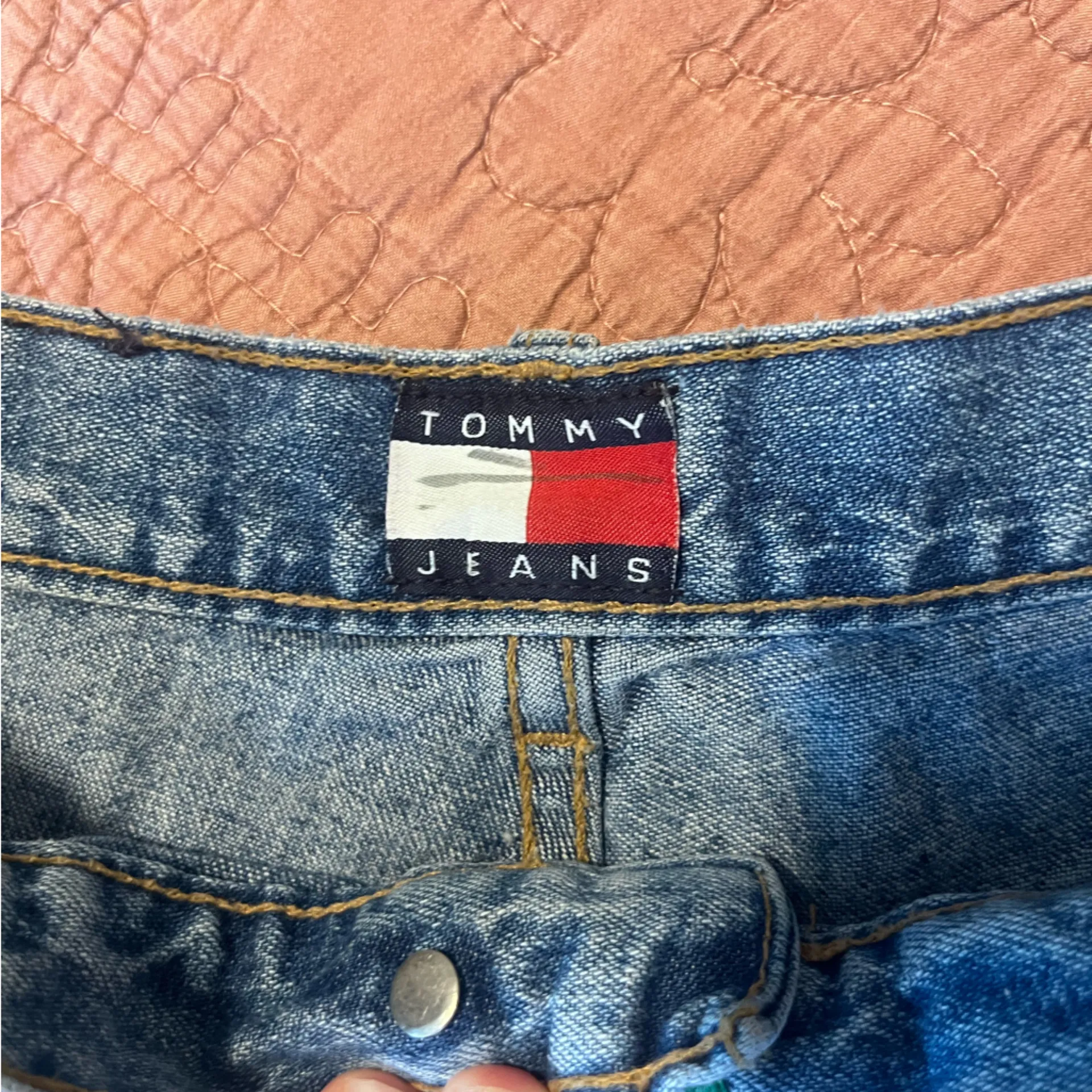 Tommy Hilfiger Vintage 90s Blue Denim Jeans Shorts - Made in the USA - Image 7