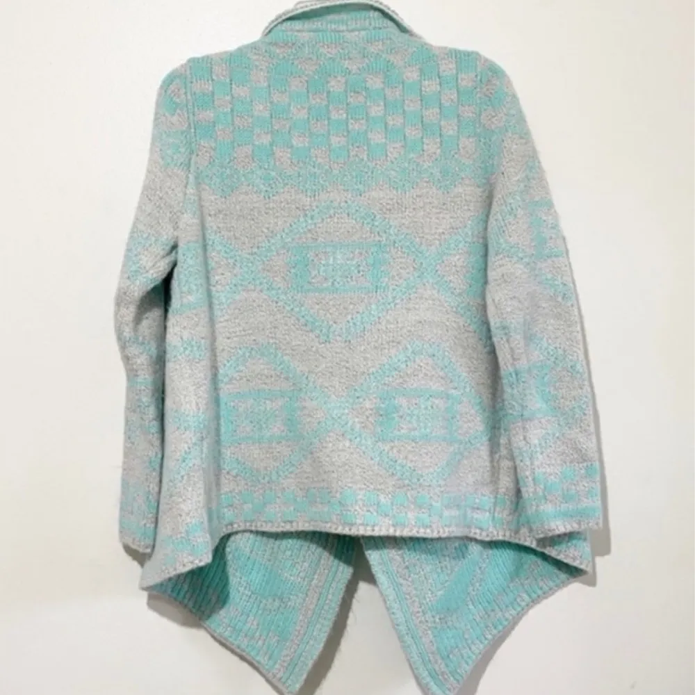 Miami Aztec Boho waterfall heavy open cardigan - Image 2