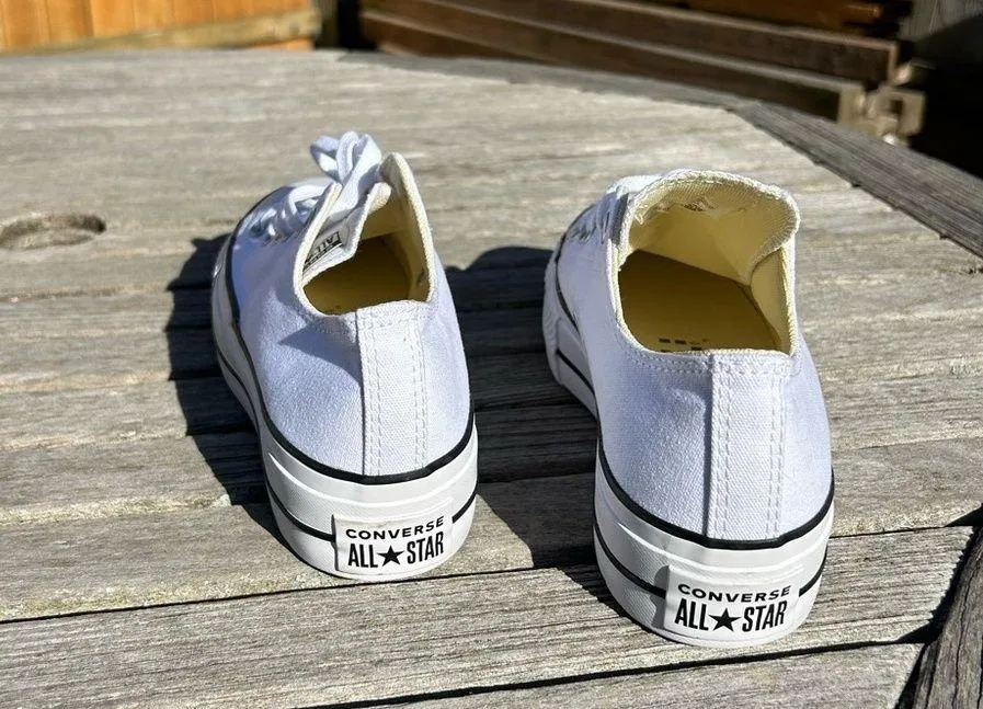 Chuck Taylor All Star Lift Platform Canvas in white size 8 - Image 6