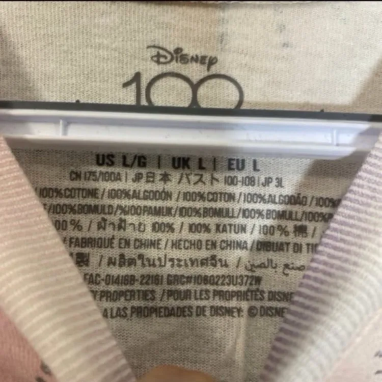 Disney parks 100 years of wonder spirit jersey NWT L - Image 5