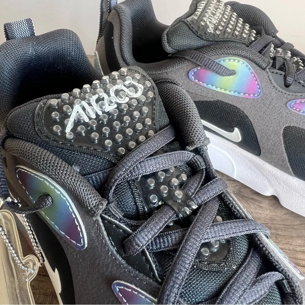 Nike Air Max 200 20 Smoke Grey/White/Black Shoe Size 6Y or 7.5 SKU#24287 - Image 8