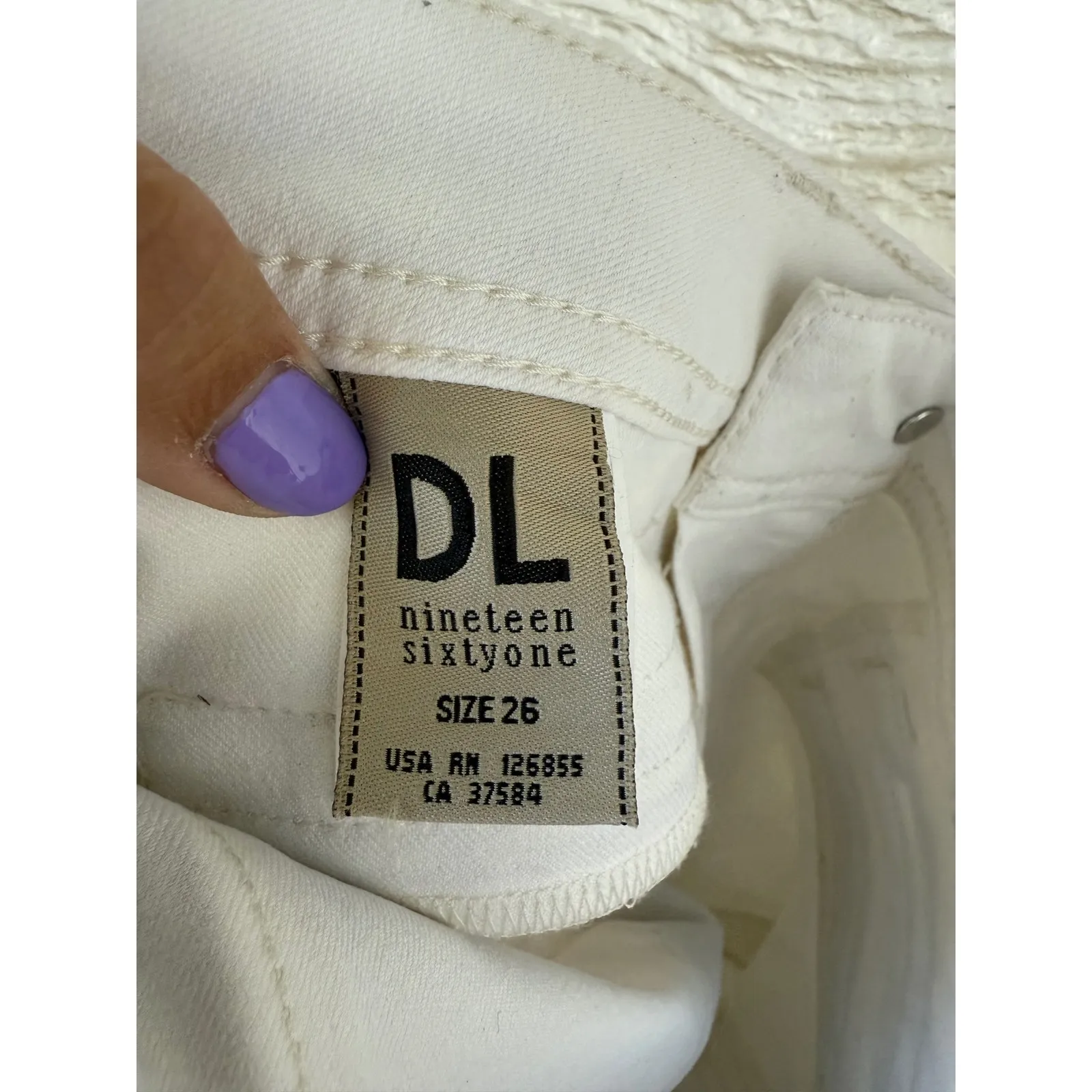 DL1961 Hazel Runway Collection Alloy Silver Metallic Skinny Biker Jeans Size 26 - Image 5