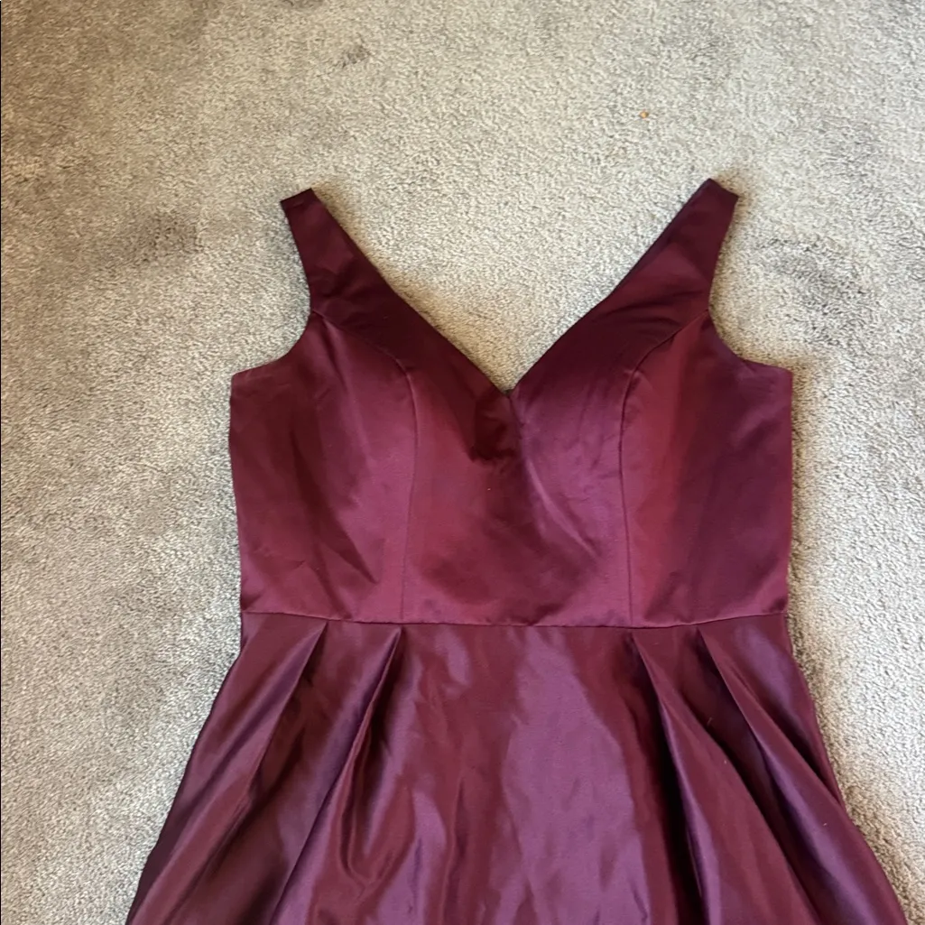 Kanali K Maroon Dress SIZE 12 - Image 2