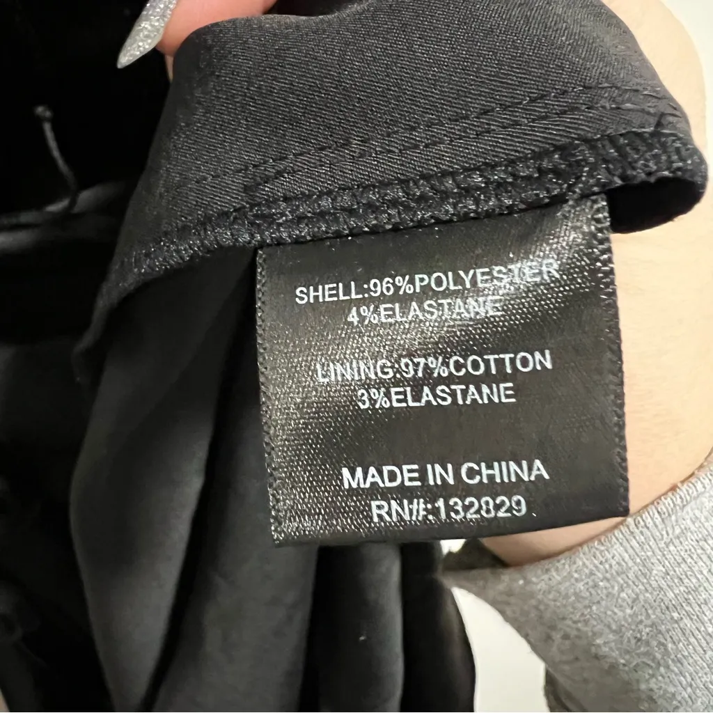 NEW NWT NBD Jake Gown Strapless Corset Maxi Dress Rosette Detail Black - Image 12