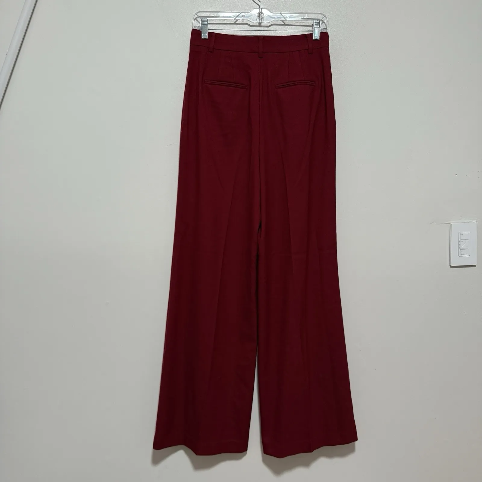 Ann Taylor NWT The Statement Palazzo Pant in Cherry Pie Red Size 0 - Image 6