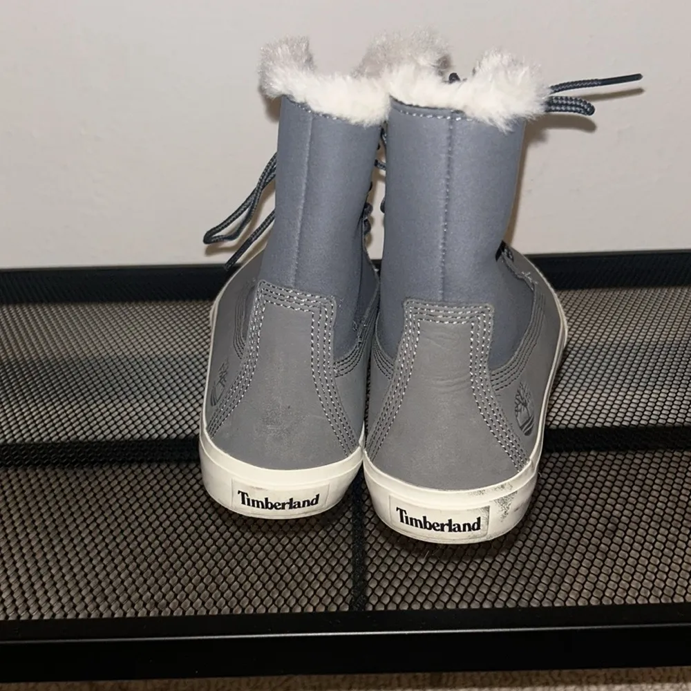Grey Timberland Snow Boots - Image 3
