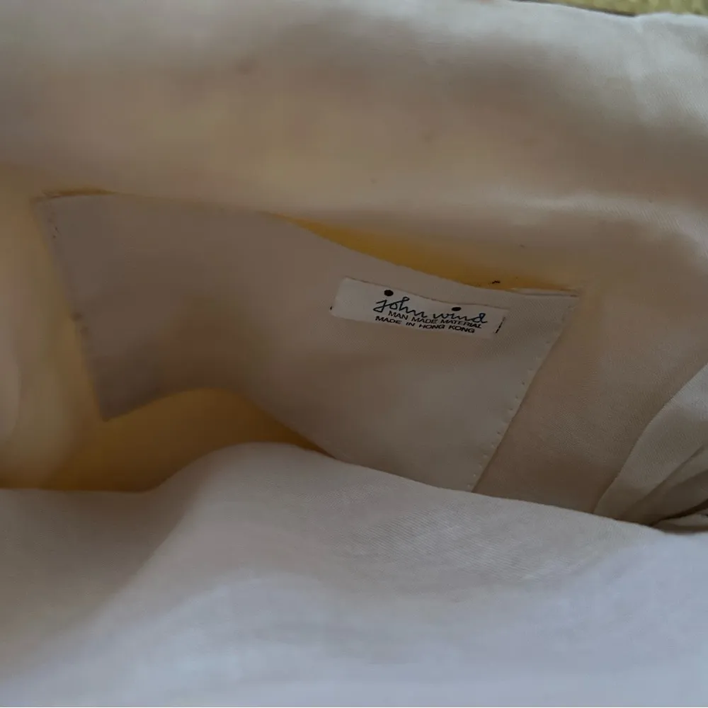 Vintage 1950's John Wind White Beaded purse - Image 6