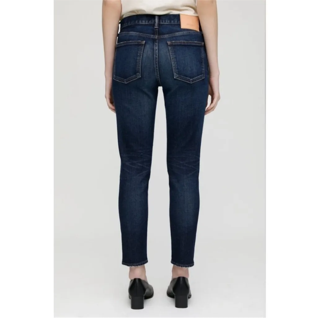 Moussy Vintage Denim Cicero Skinny Ankle Jean Dark Blue Wash MV Japan Size 29 - Image 3