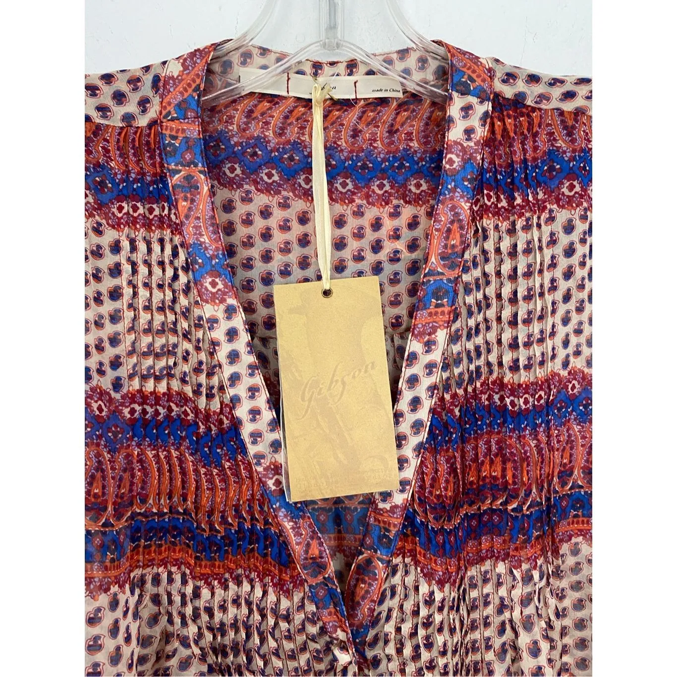 Gibson  100% Silk Tunic Sz 3X NWT - Image 3