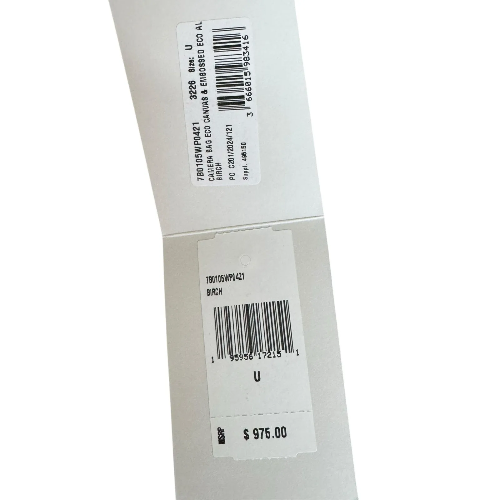 Stella McCartney NWT Logo Eco Canvas Camera Bag in Beige - Image 7