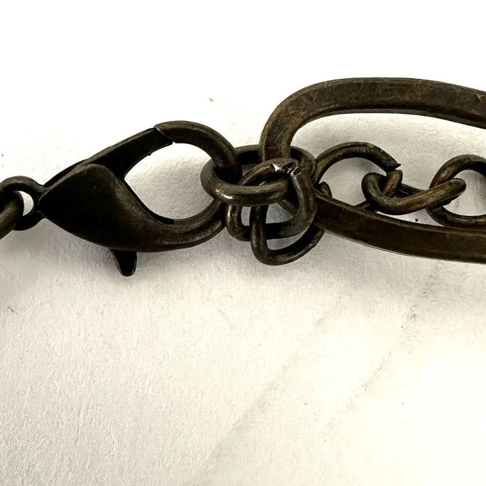 Plunder vintage tortoise rhinestone statement necklace - Image 4