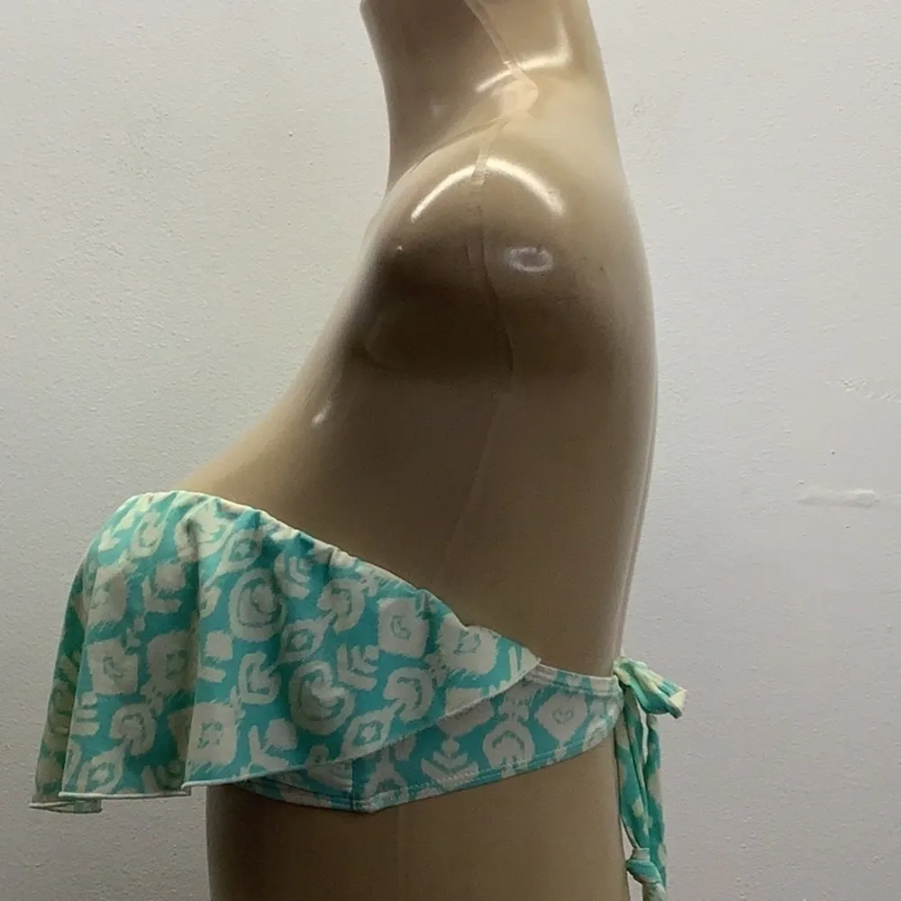 O'Neill O’Neill Size Large Ruffle Strapless Bikini Top With Padding. New Without Tag - Image 5