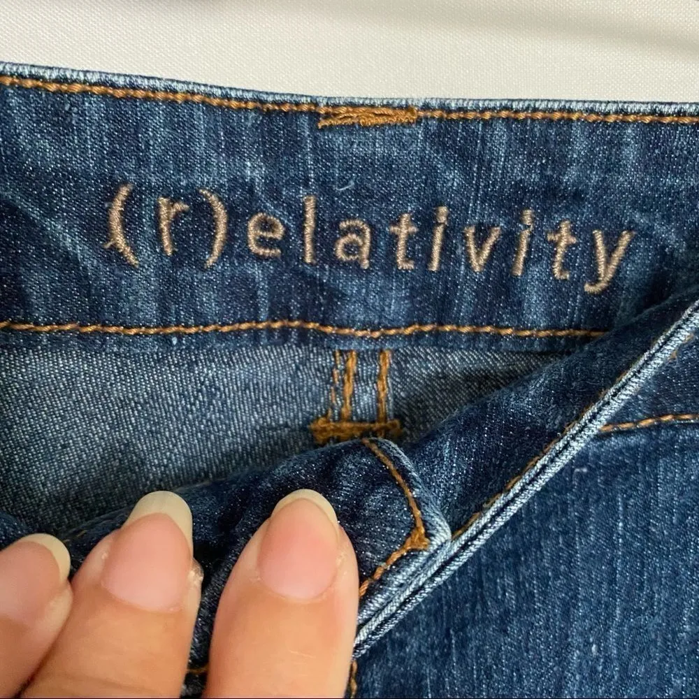 Relativity Curvy Flare Leg Stretch Jeans - Image 5