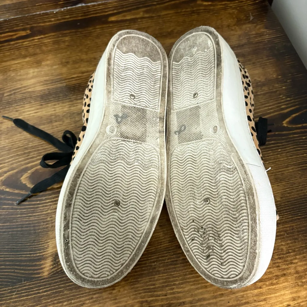 Qupid Tan Cheetah Print Sneakers‎ size 6 - Image 8