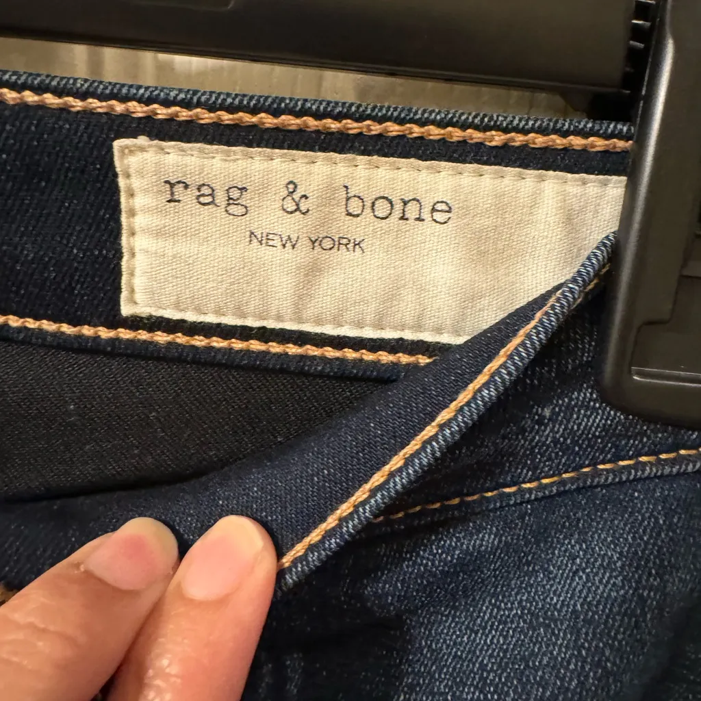 Rag & Bone Cate Ankle Skinny Jeans Size‎ 27 color: bloo moon - Image 10