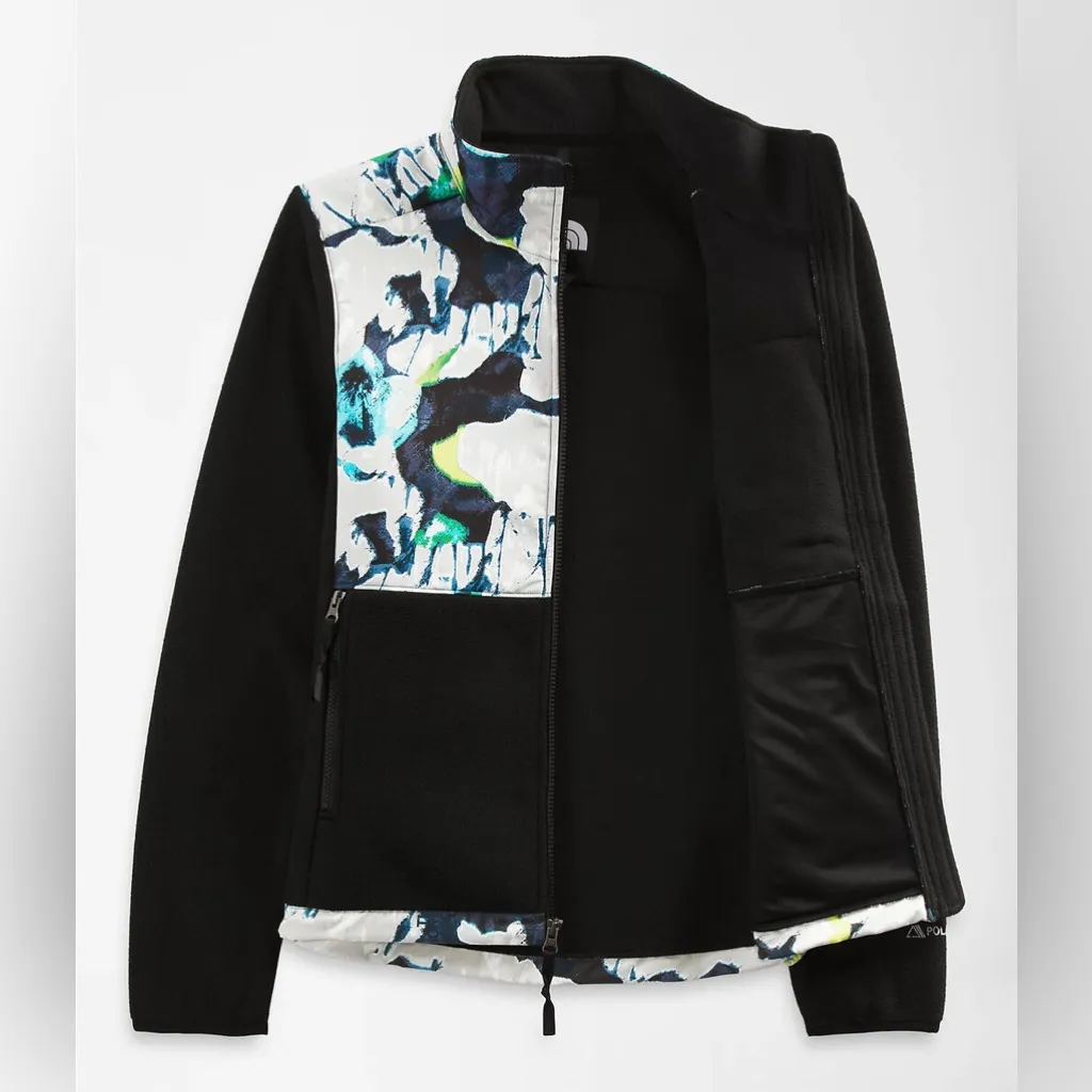 The North Face Women’s Plus Denali Fleece Jacket‎ TNF Black Print Sz 1X NWOT - Image 3