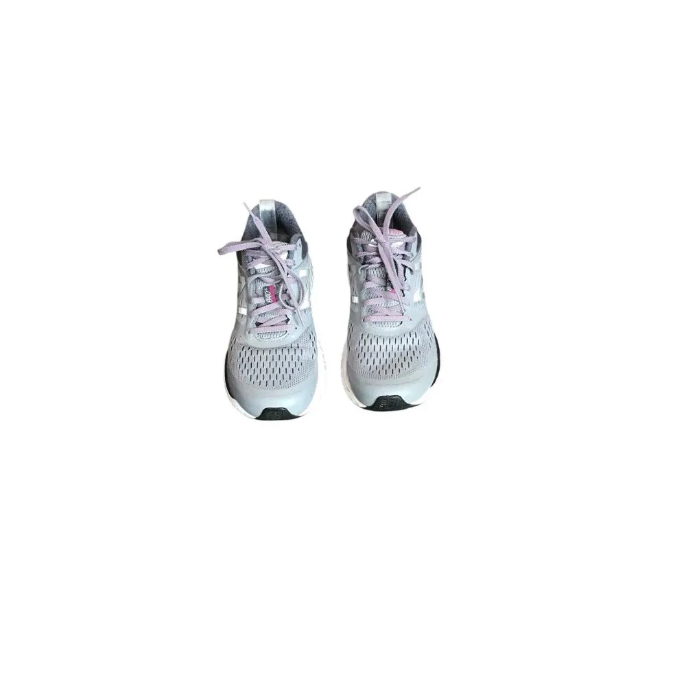 New Balance  Grey and Purple Running Sneakers - Image 3