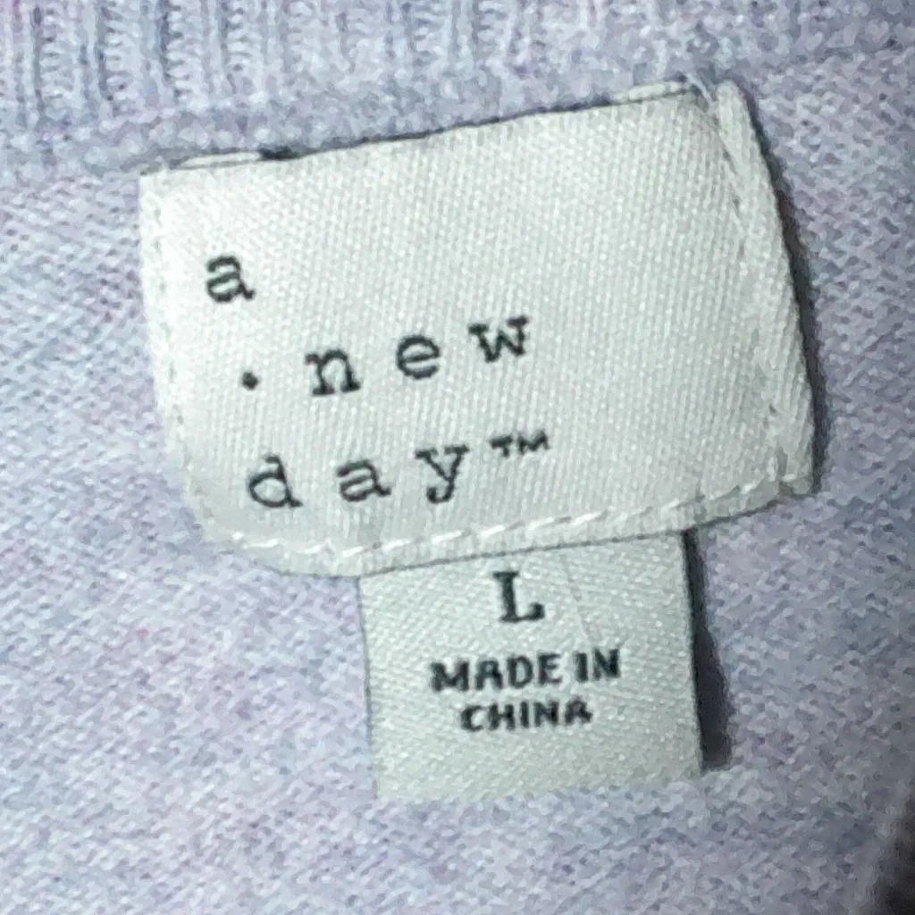 A New Day Pale Purple Heather Sweater - Image 2