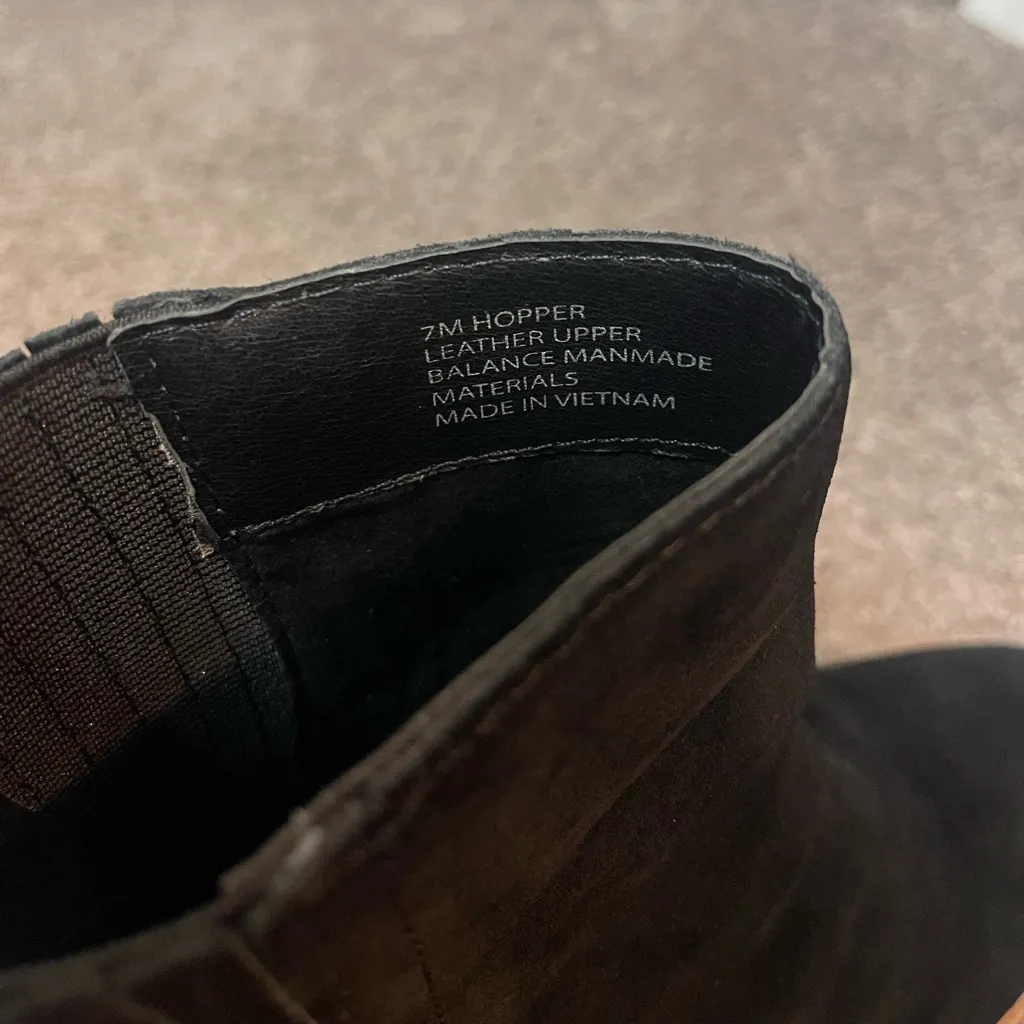 Dolce Vita Black Suede Ankle Boots Size 7 - Image 7