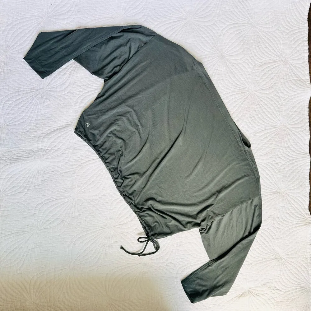 Athleta Cool Down Top, Bali Green, Size Medium - Image 9