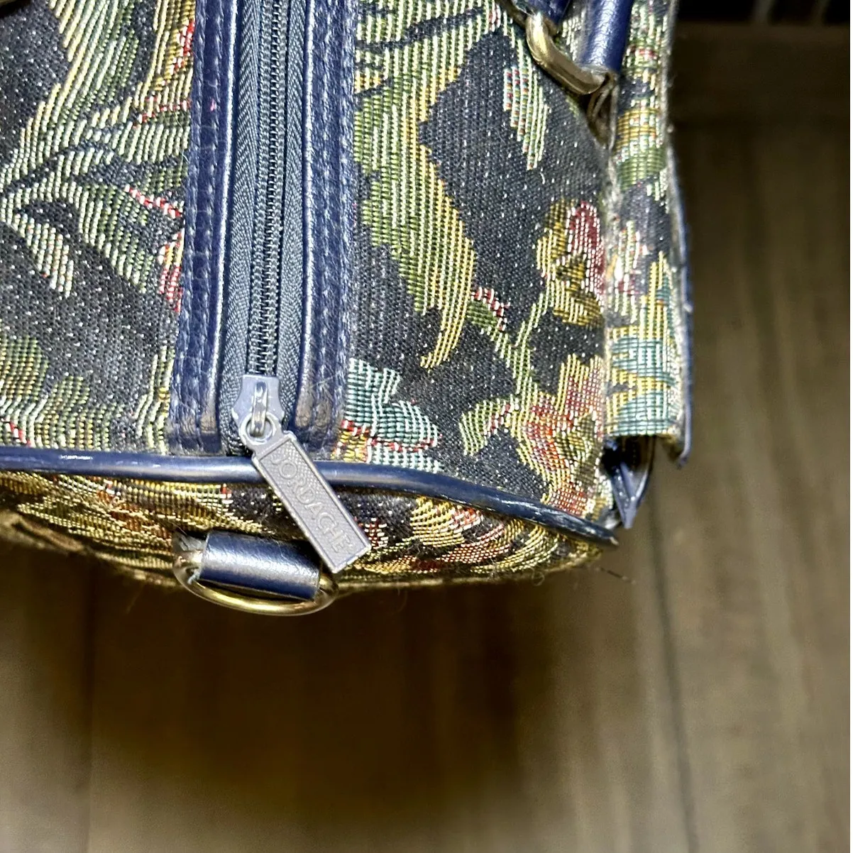 JORDACHE‎ Vintage 90s Floral Luggage Overnight CarryOn - Image 3