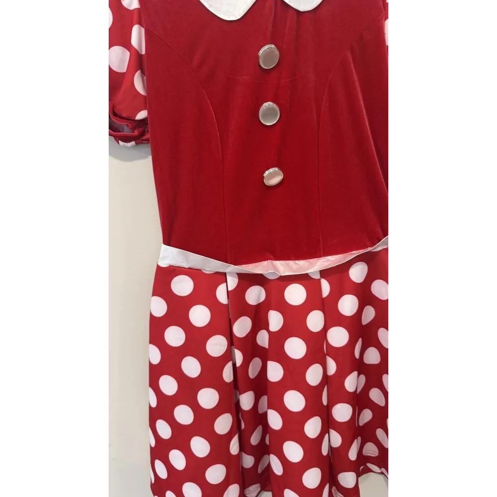 Disney Mickey & Friends costume Minnie Mouse Dress Womens Small 1767 - Image 7