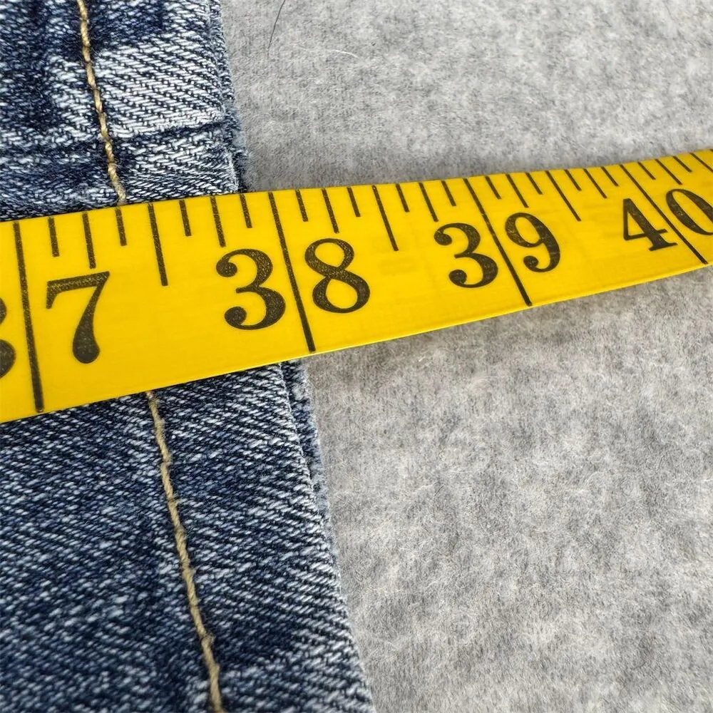 Delia's “Taylor” Women's Distressed “Taylor” Jeans Size 13 Light Wash Blue Denim - Image 5