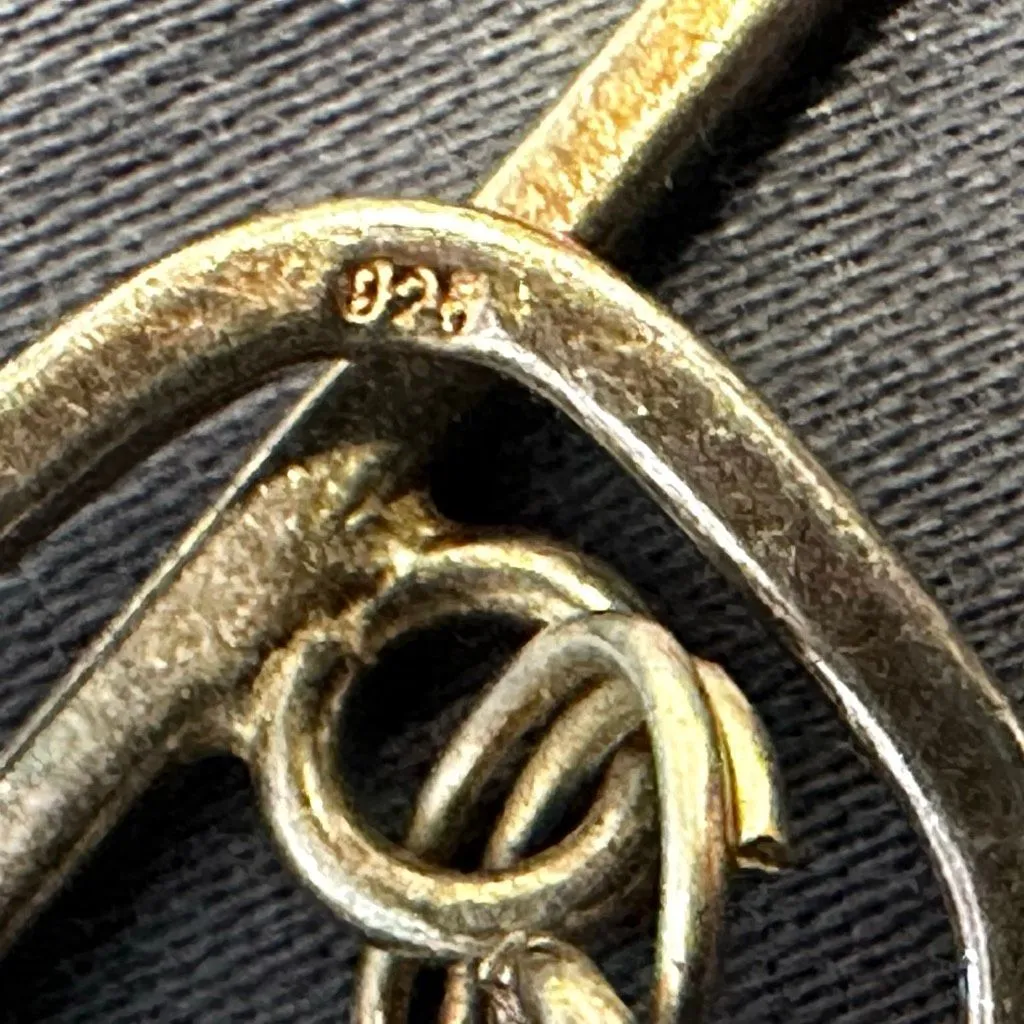 Smoky Glass & Red Acrylic Bead Statement Necklace sterling clasp - Image 8