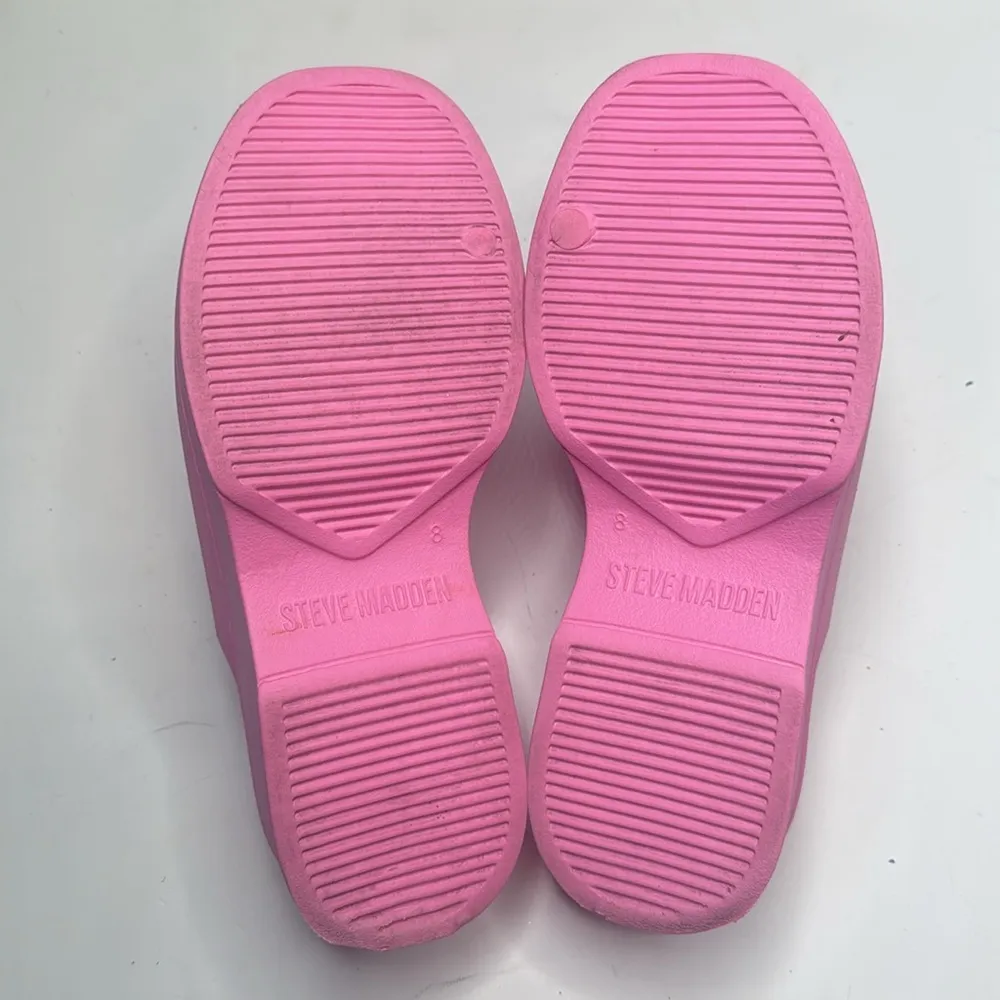 Steve Madden Women's Slinky-J Slip-On Platorm Wedge Sandals S-249 Sz 8 - Image 8