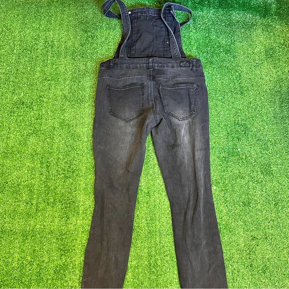Vintage Black Distressed Overalls - Image 12