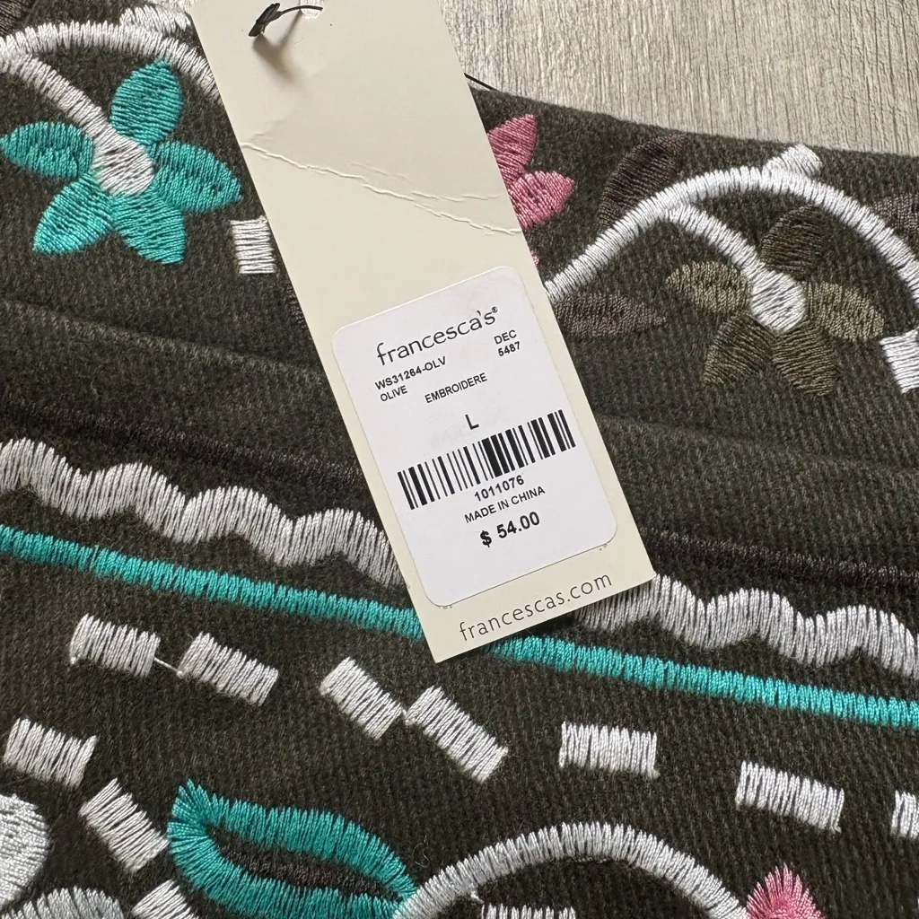 Mi Ami Collections Embroidered Mini Skirt - Image 4