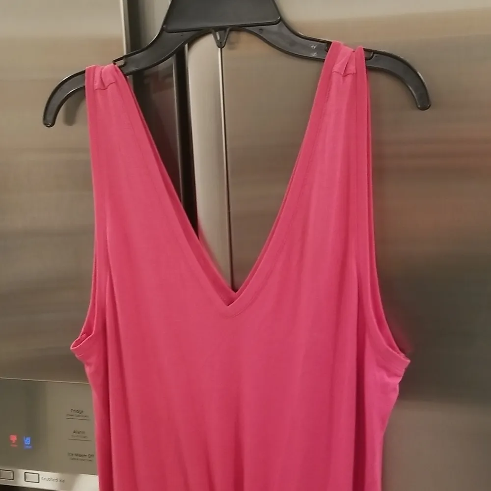 💕SWEATY BETTY💕 Take It Easy Drop Waist Dress ~ Tayberry Pink M NWOT - Image 8