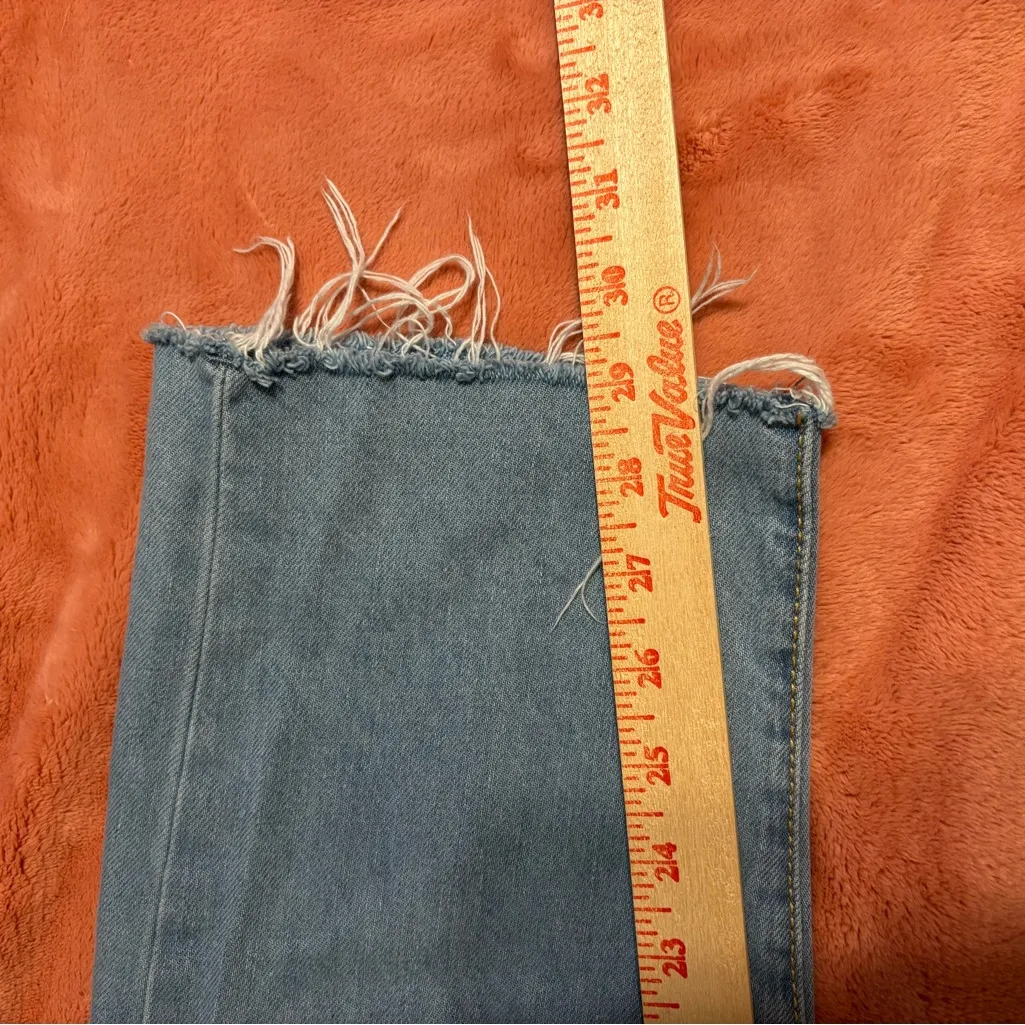 Universal Threads Universal Thread Medium Blue Distressed Boyfriend Jeans - Image 6