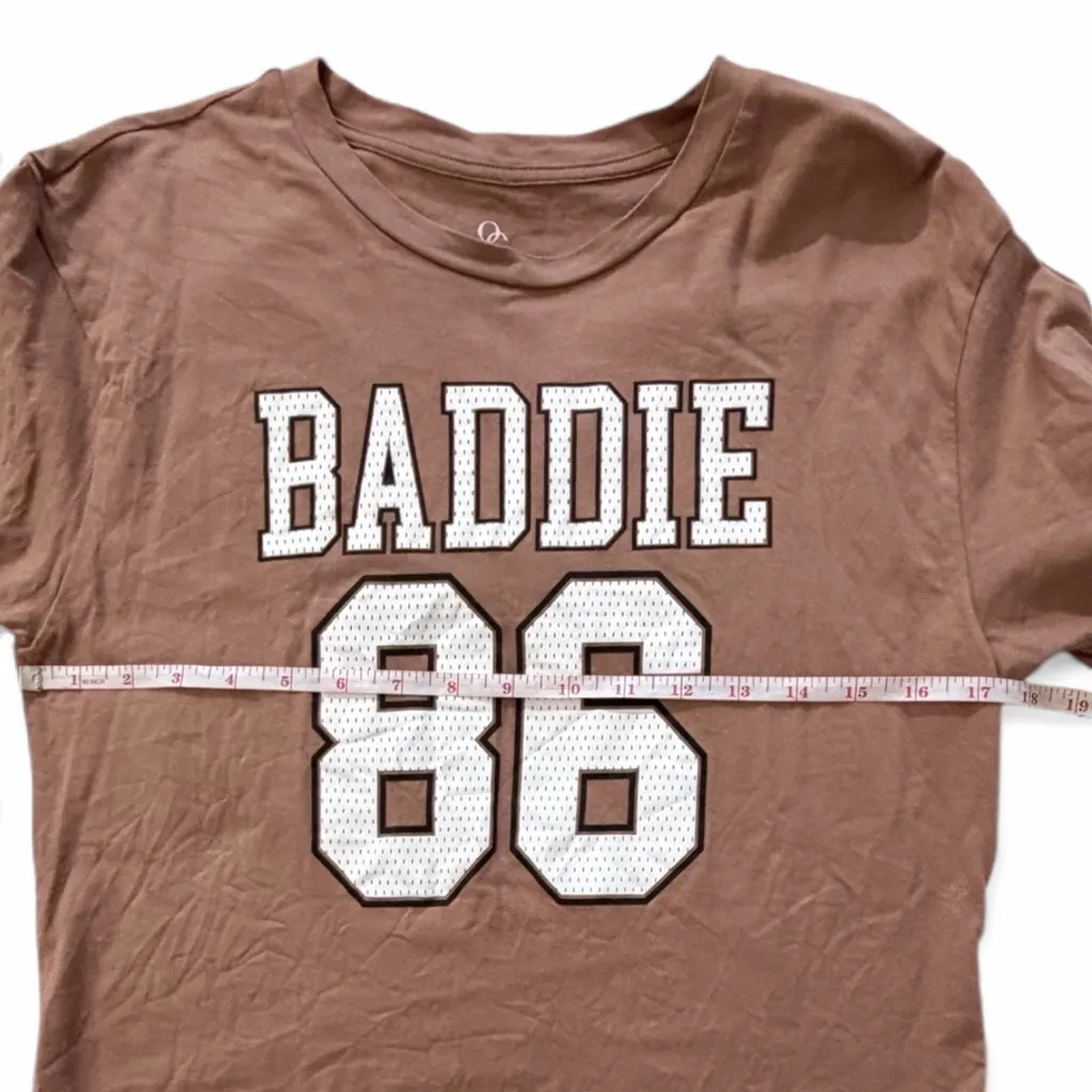 Organic Generation Big Kid/Junior Luxe Baddie 86 Boxy Crop Top Small Brown Size undefined - Image 4