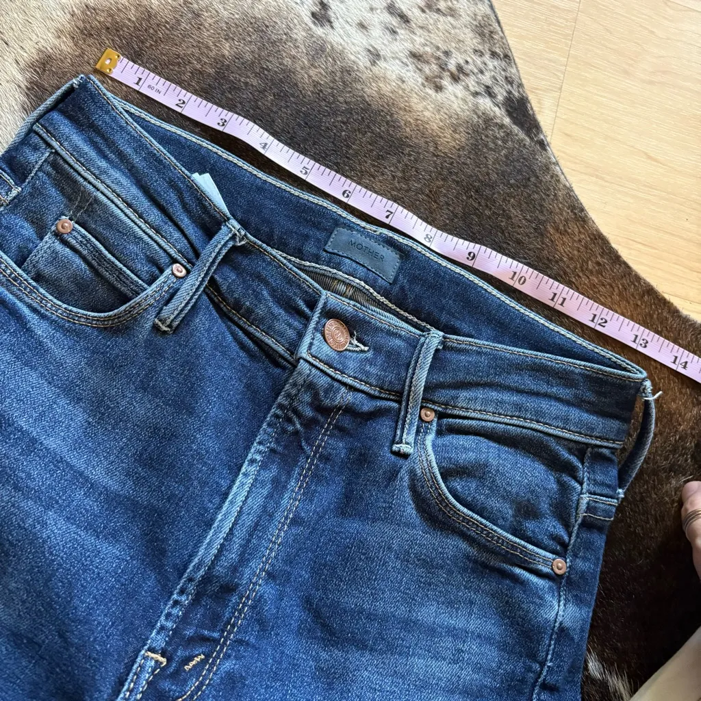 MOTHER The Mid Rise Dazzler Ankle In Pardon My French
Size‎ 26 Blue - Image 9