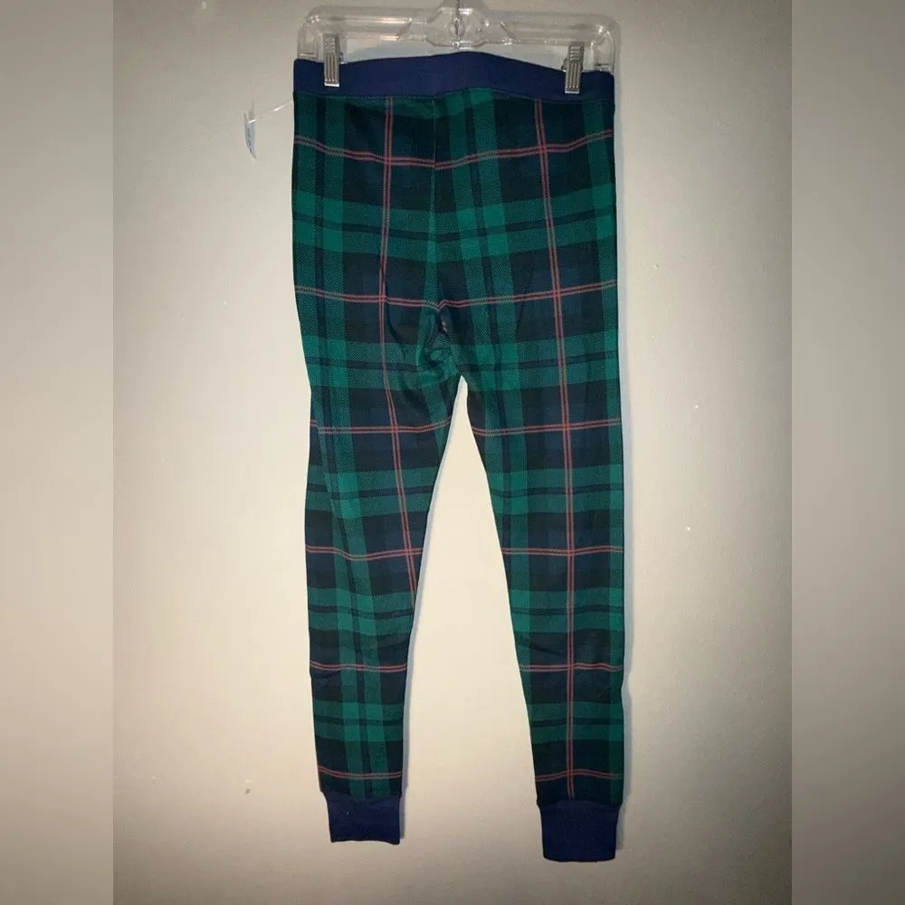 Old Navy Plaid Green and Blue Women’s Pajama set NEW - Image 9