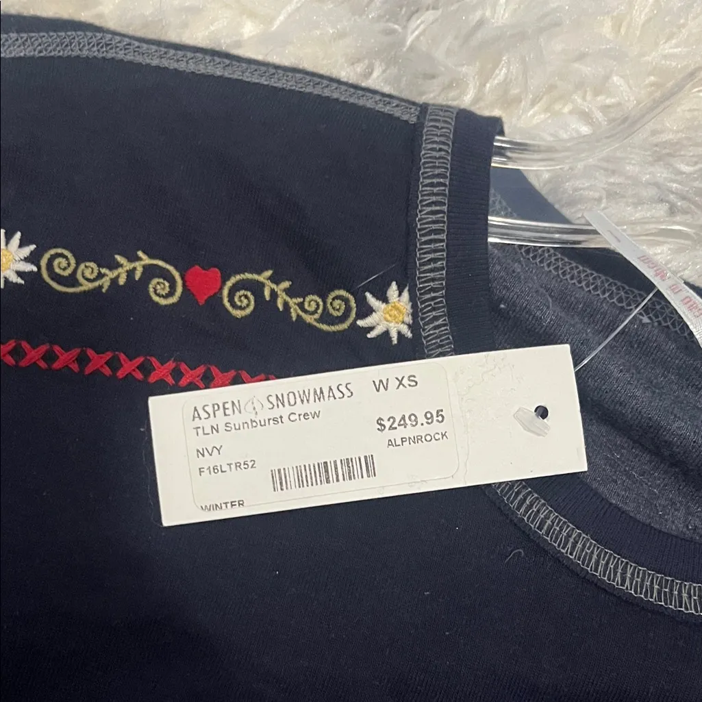 Navy Aspen Long Sleeve Blue Size XS - Image 2