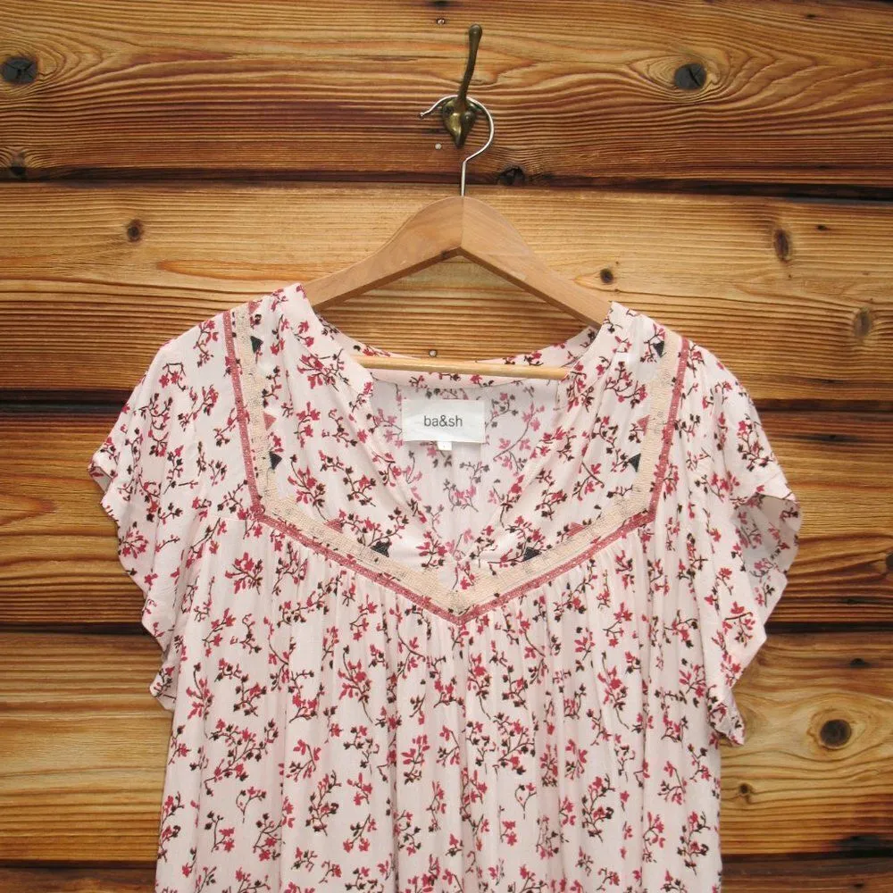 NWT BA&SH  Sist Floral Top - Image 5