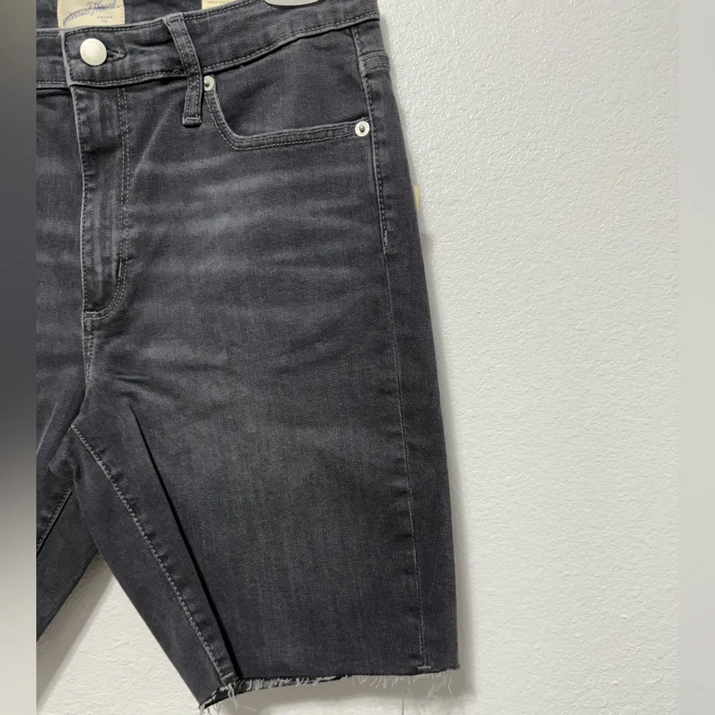 Universal Thread Charcoal High Rise Bermuda Shorts - Image 2