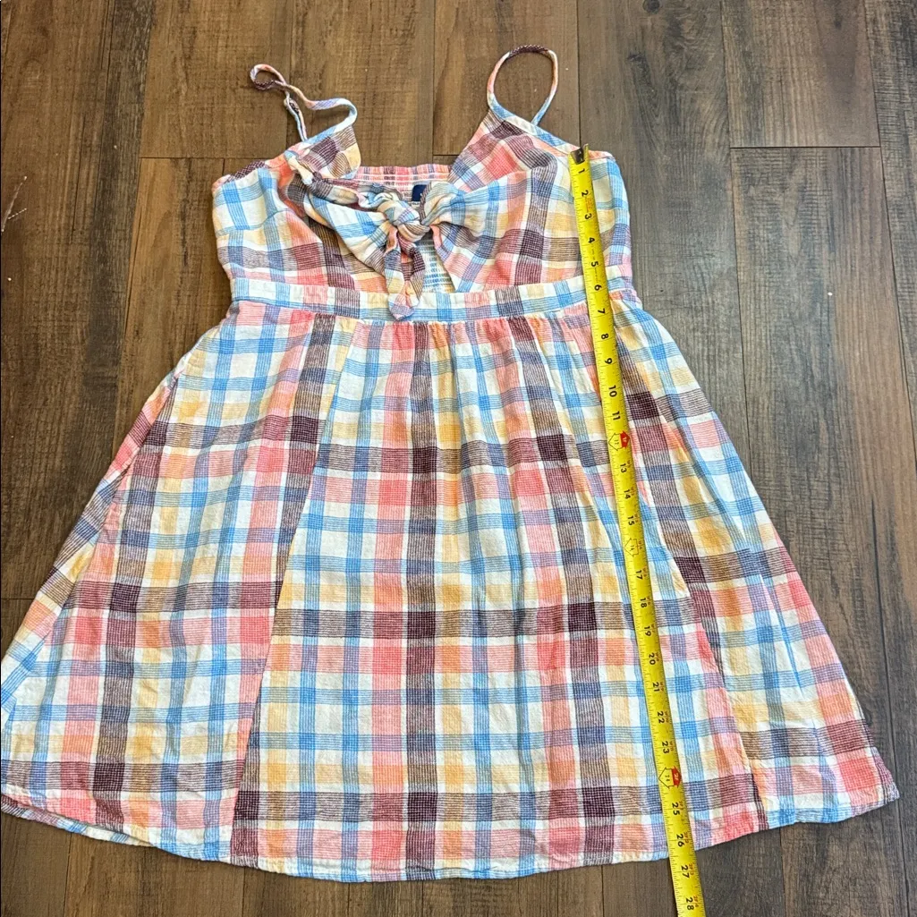 Old Navy Multicolor Plaid Mini Dress - Image 6
