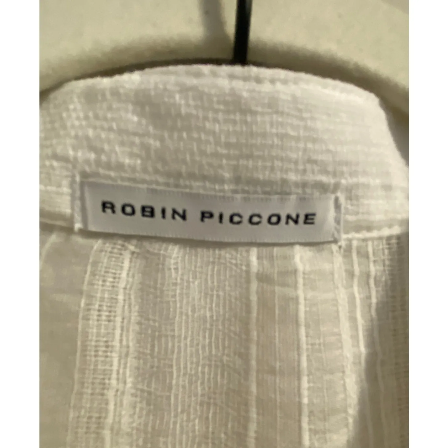 Robin Piccone Women's White Swimsuit Cover Up Size M - Image 4