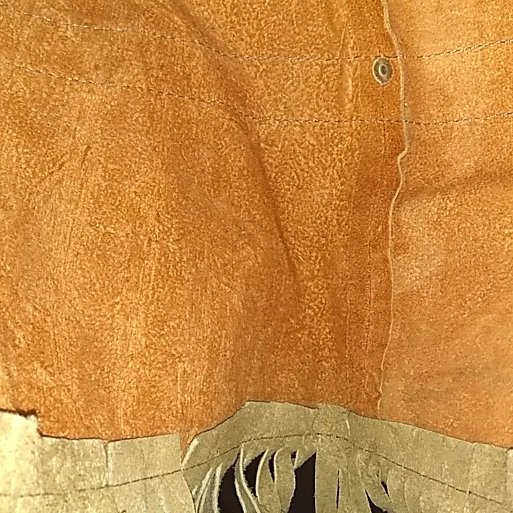 FINAL MARKDOWN Ladies' Handcrafted Fringed Leather Dress (Bust ≈ 52") Size undefined - Image 10