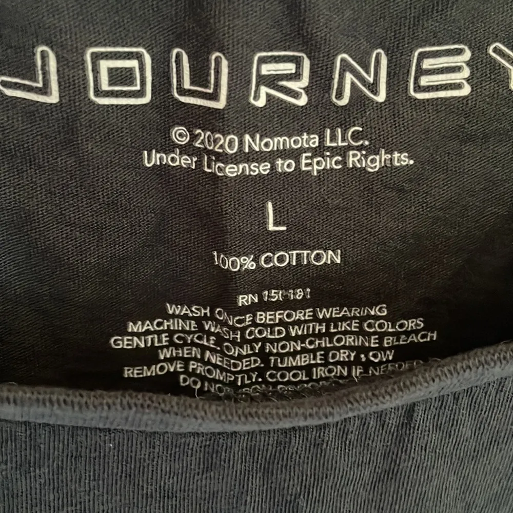 Journey Departure Band Tee Large Gray - Image 2