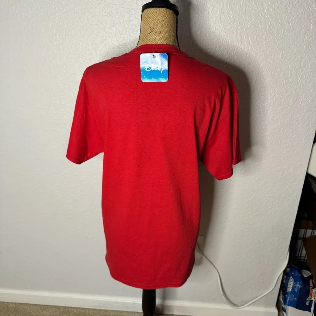 NWT Disney Minnie Mouse Grandma Bow Shirt Red Size M Cotton Crew Neck Cute - Image 8