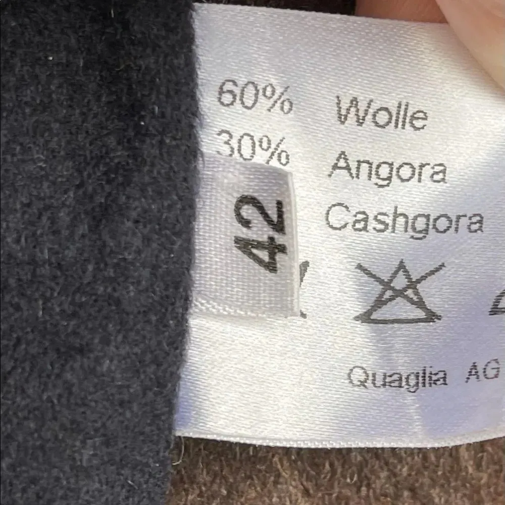 Roberto Quaglia cashgora blend jacket 42 Blue Size M - Image 8