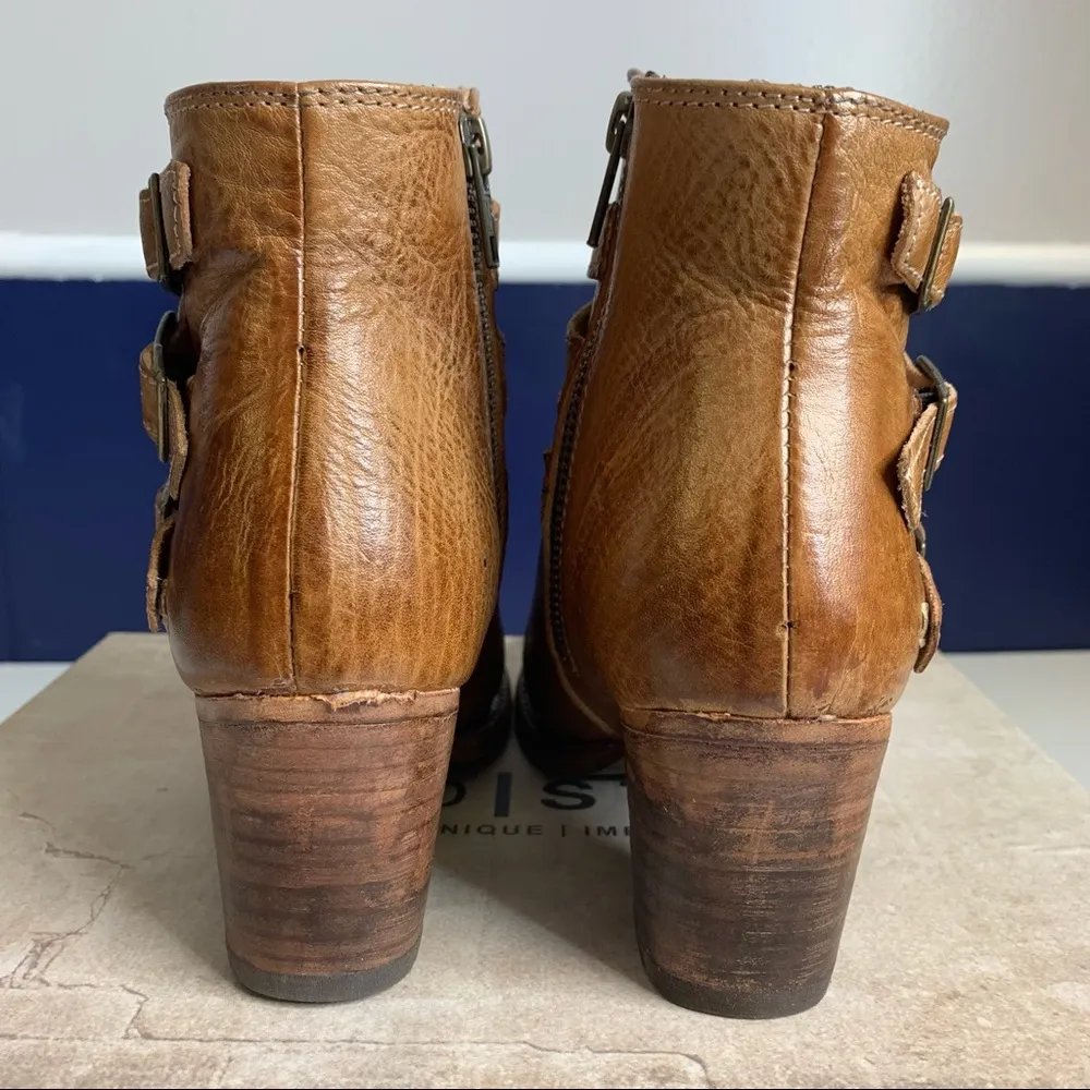 Bed Stu Begin Booties in Tan Rustic New in Box Size 7 - Image 7