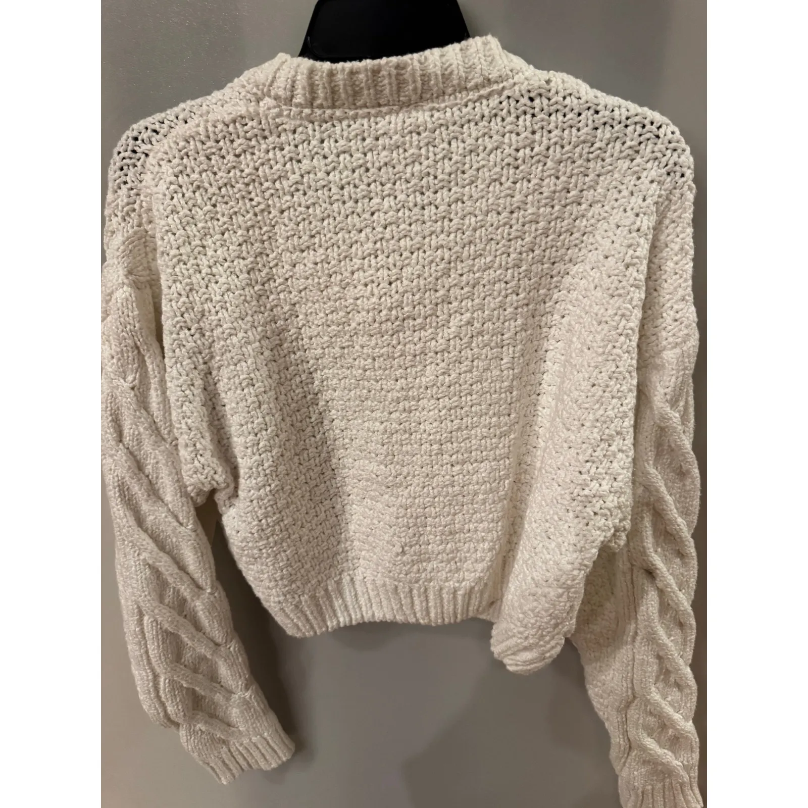 Free People Bonfire Cardigan cream size large - Image 11