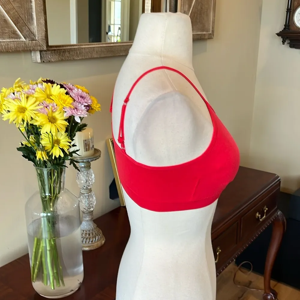 Comfy Red Lightly Padded Bra Size M - Image 4